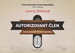 Autorizovaný člen Cechu kamnářů web
